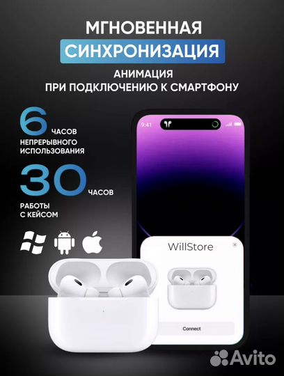 Наушники беспроводные AirPods Pro2 Premium