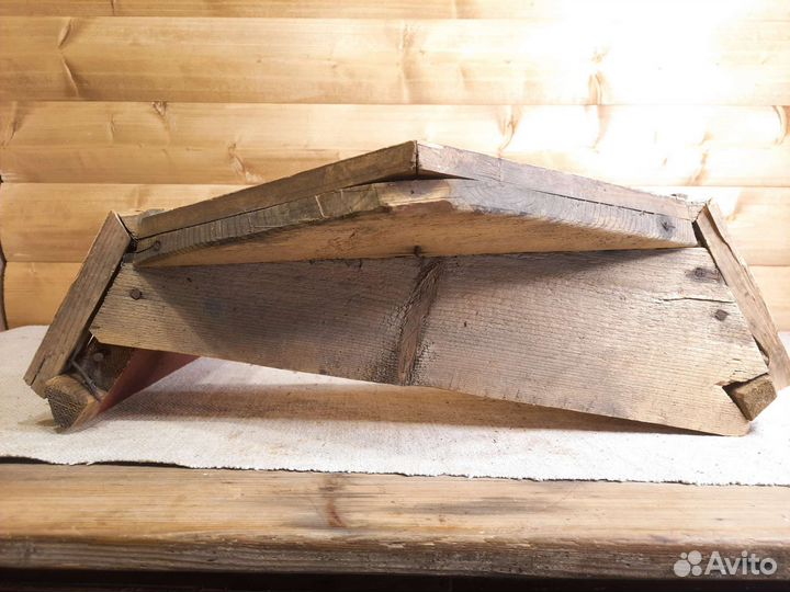 Божница Киот Деревянный Домик для Иконы 19в 1