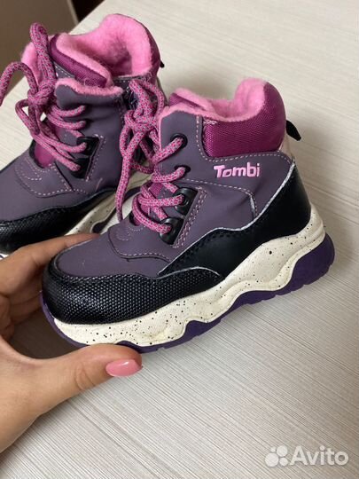 Демисезонные полусапоги для девочки tombi 23