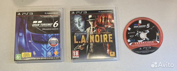 Игры для ps3 gran turismo 5,6 L.A. Noire