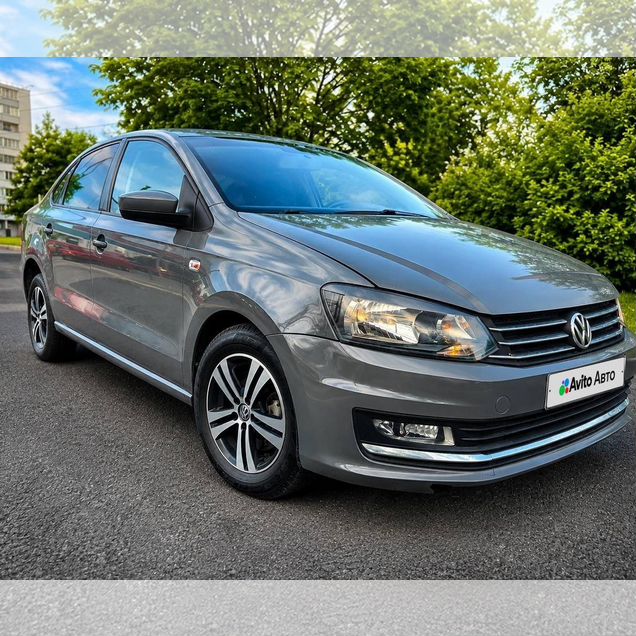 Volkswagen Polo 1.6 AT, 2018, 158 100 км