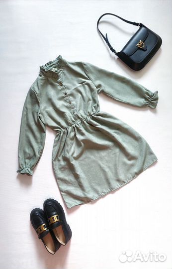 Платье микровельвет 44-46