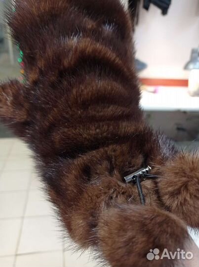 Варежки из норки