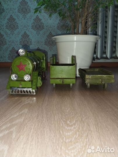 Игрушки СССР машинки. Паравоз нтмк