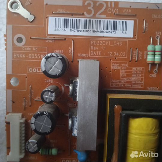 BN44-00551B PD32CV1 CHS samsung UE32EH6037K