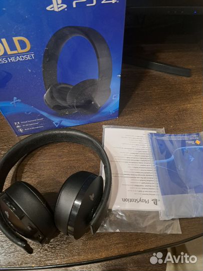 Беспроводные наушники sony ps4 gold
