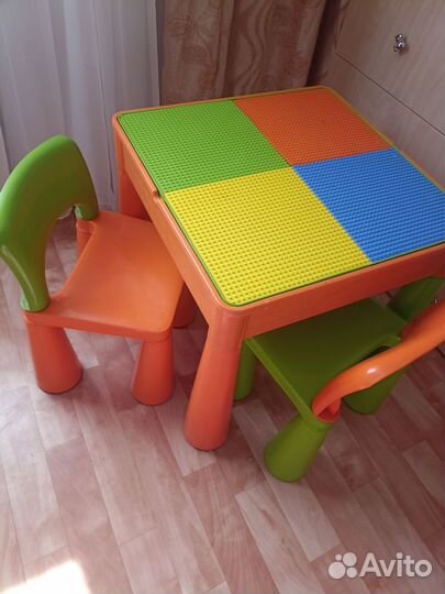 Стол и стулья из IKEA детские