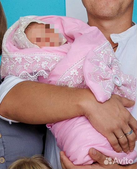 Конверт на выписку для девочки летний лето