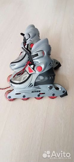 Ролики Action, размер М 34-37