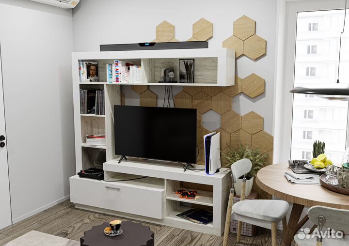 Гостиная Гаванна (Крафт Белый/Сноу)