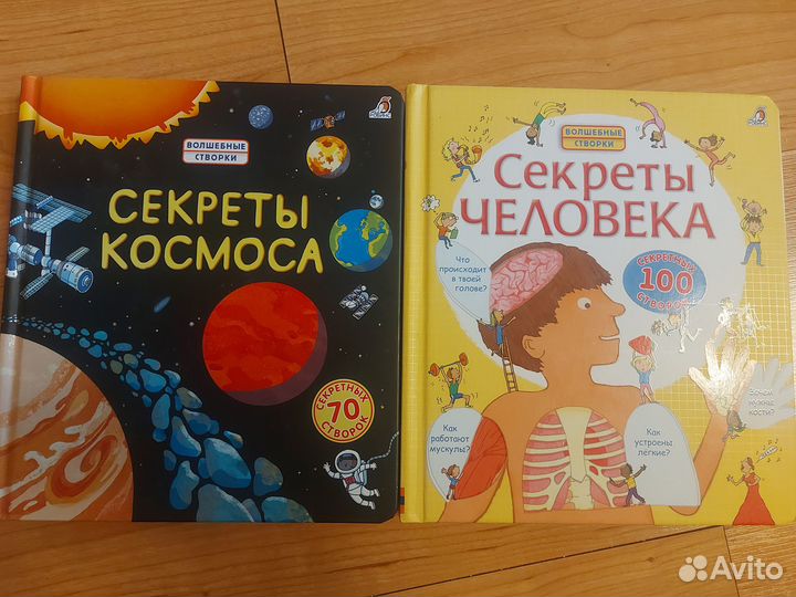 Книги детские, с окошками, новогодние и др