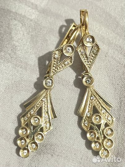 Серьги с бриллиантами