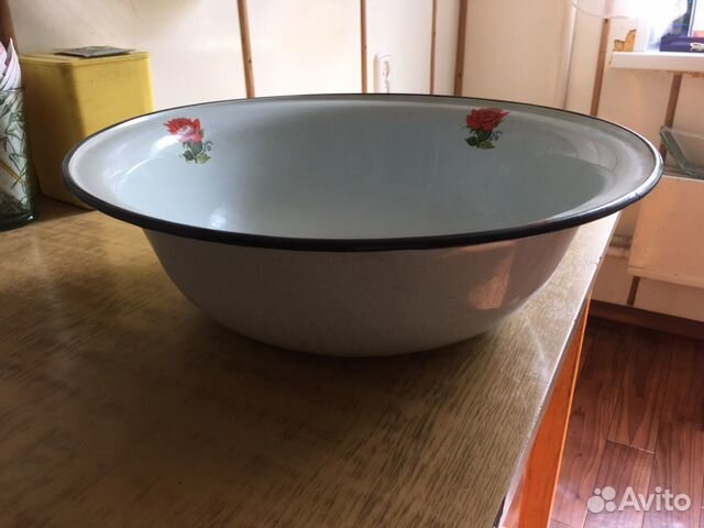 Таз эмалированный