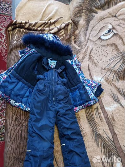 Зимний костюм на девочку 86