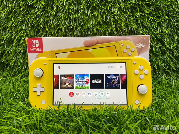 Nintendo switch lite 32 + 128 Гб Чип + 990 игр