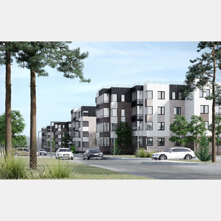 1-к. квартира, 37,3 м², 1/4 эт.