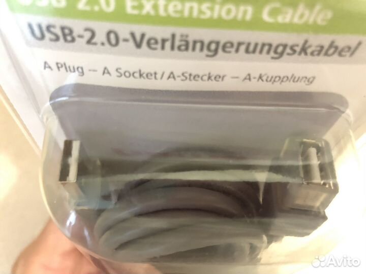 Удлинитель 3 метра USB2.0 hama