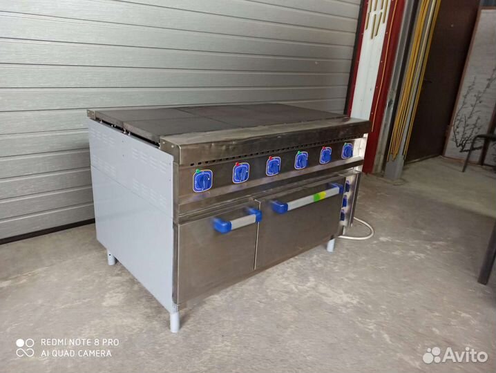 Плита электрическая 6 канфорок с духовкой