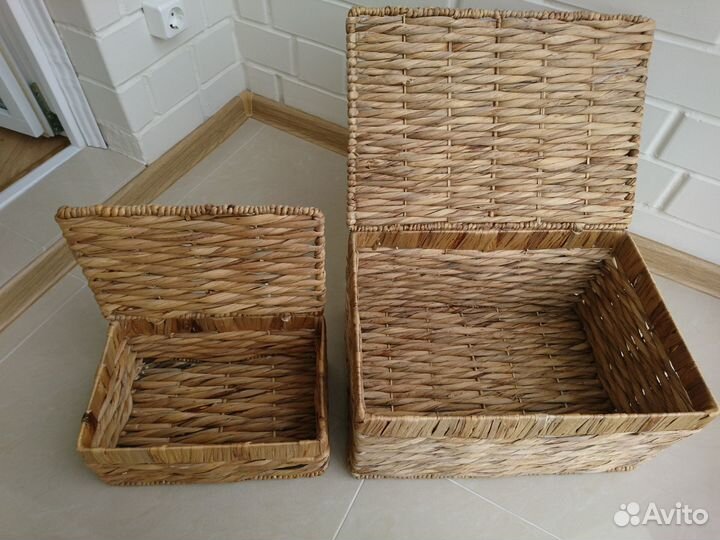 Корзины/коробы плетёные