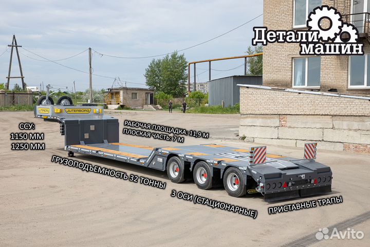 Полуприцеп трал (тяжеловоз) Juterborg JTB-40, 2024