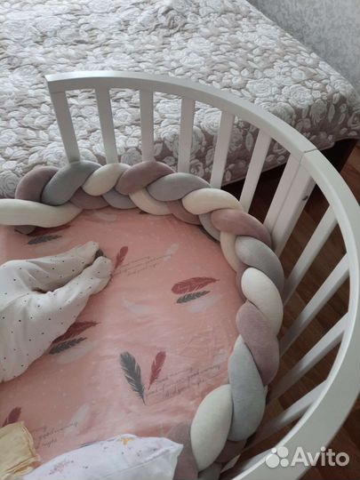 Коса в кроватку/бортики в кроватку