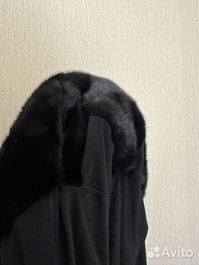 Норковая шапка-платок