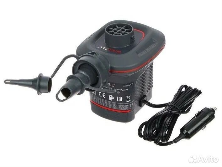 Насос электрический 12В Intex, 650 L/min