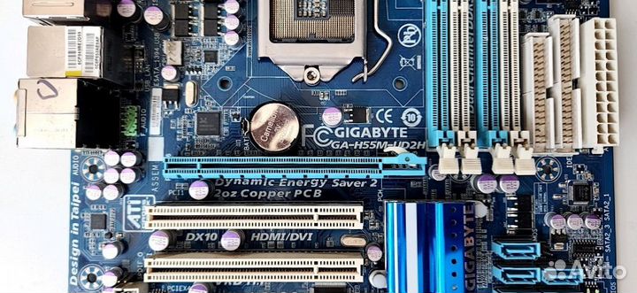 Материнская плата с процессором intel core i5-650