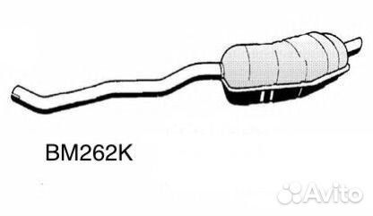 Глушитель bmw 5 e34