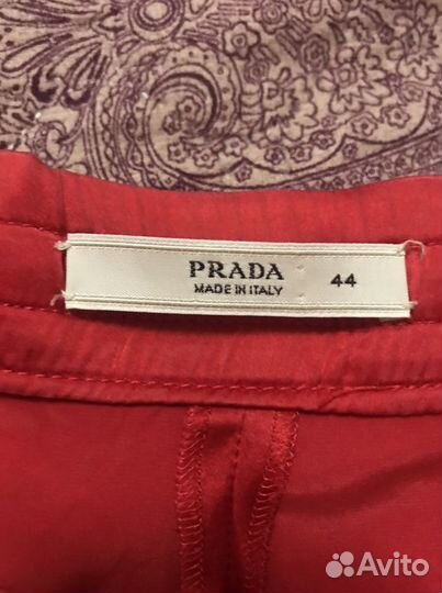 Шорты шелковые Prada 44