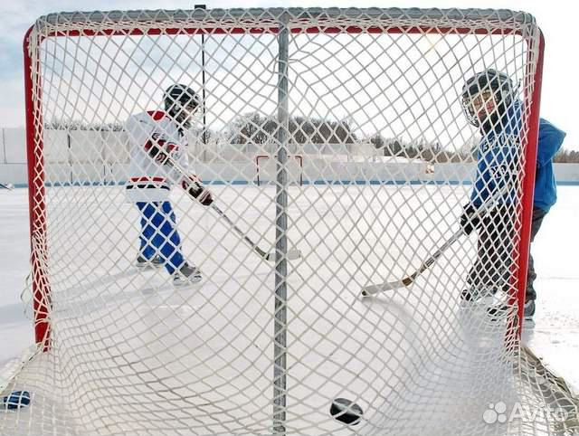 Сетка для хоккейных ворот (пара)