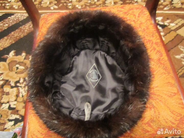 Шапка норковая Мужская 57 размера
