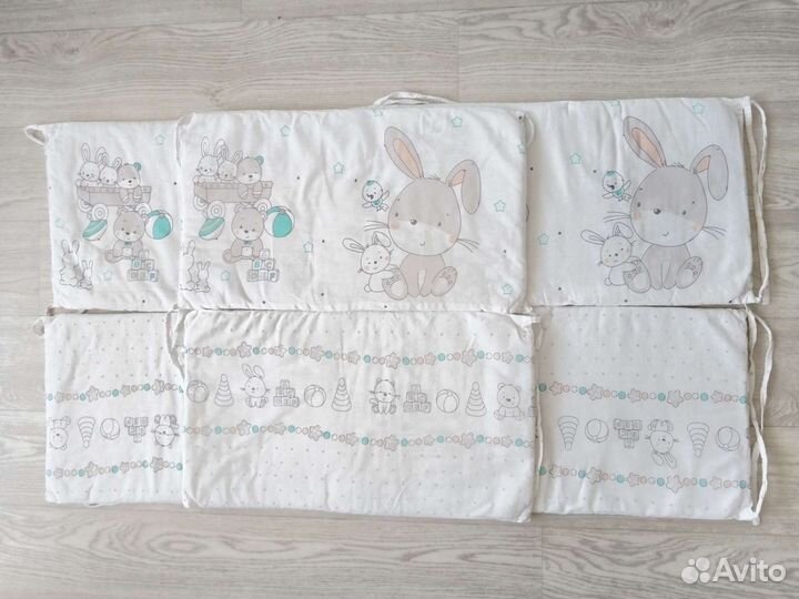 Бортики в детскую кроватку бу