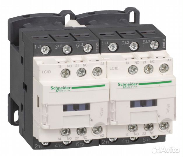 Контактор рев.3р,38a,но+нз,24v dс Schneider Electr
