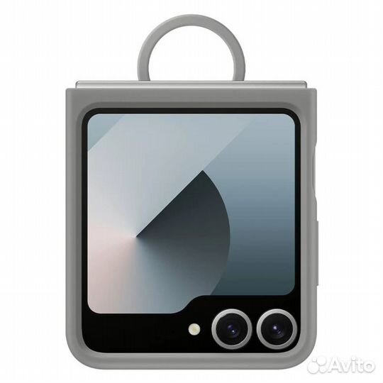 Чехол Samsung Silicone Cover with Ring для Z Flip6