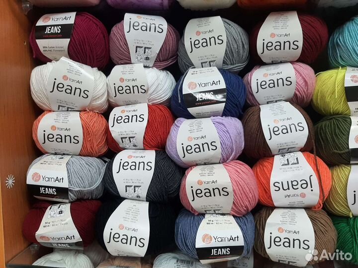 Пряжа хлопок YarnArt Jeans