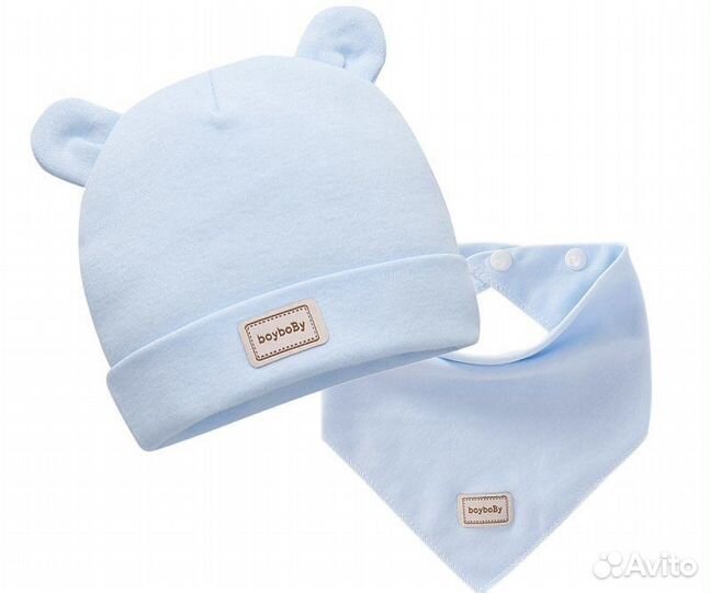 Шапочка + слюнявчик