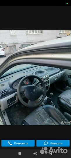 Renault Symbol 1.4 МТ, 2002, 216 000 км