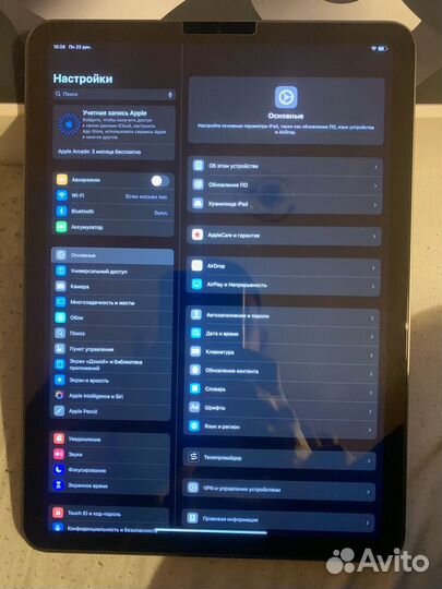 Планшет apple iPad air 2022