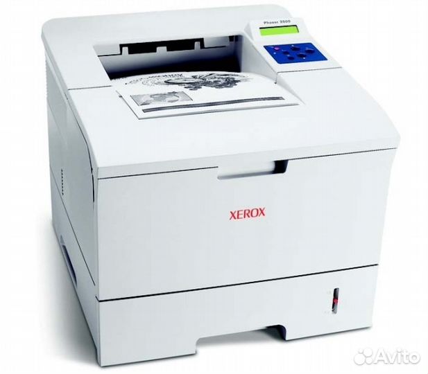 Принтер лаз ч/б б/у xerox phaser 3500 полупроф