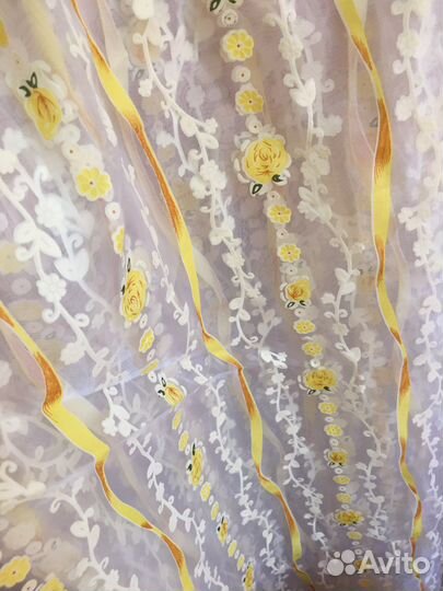 Штора тюль на кухню