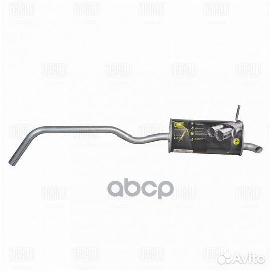 Глушитель для а/м Лада X-Ray (16) осн. н/о (ал