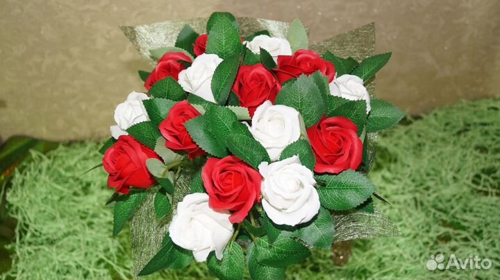 Букет цветов из мыла