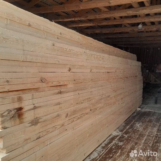 Доска обрезная 25х150х6000