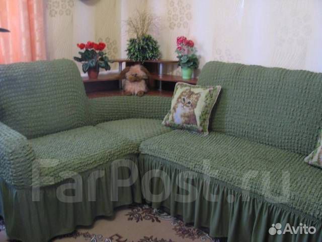 Чехол на угловой диван