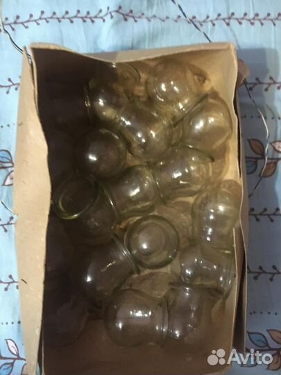 Медицинские банки стеклянные СССР