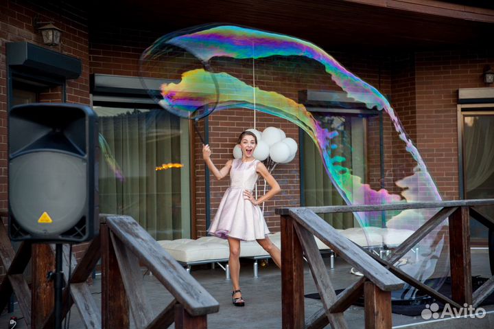 Шоу мыльных пузырей