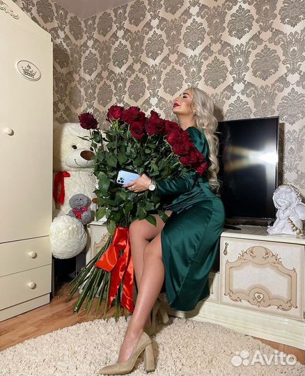 Розы-гиганты, цветы