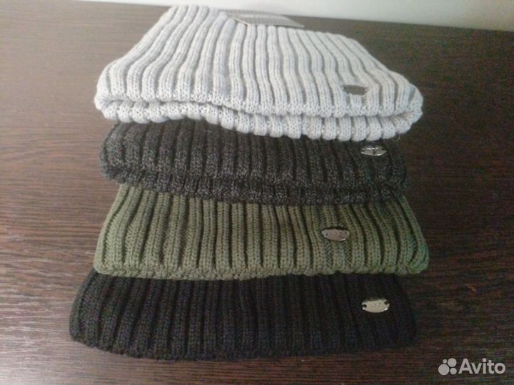 Шарф-снуд из шерсти двойной