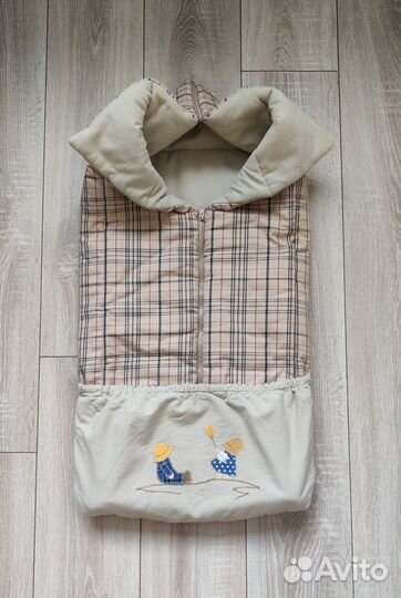 Конверт - одеяло зимний для новорожденного